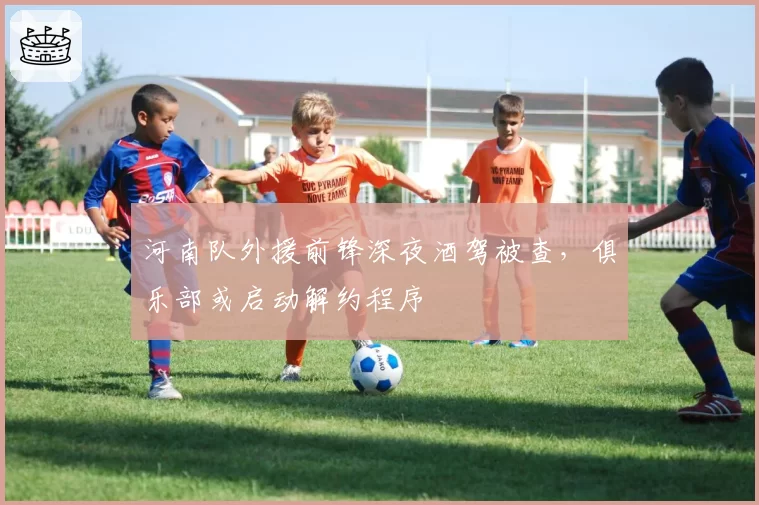 河南队外援前锋深夜酒驾被查,俱乐部或启动解约程序